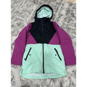 Burton Color Block Women's Large Ski Snowboard Winter Jacket
